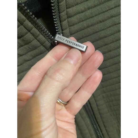 Marc New York Jacket Womens Size Medium Green Casual Normcore Bomber Coat - Picture 7 of 10